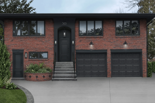 Black Garage Doors