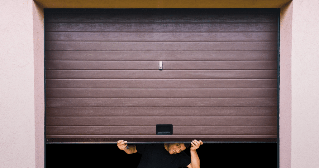 How do you fix a garage door that won’t close all the way?