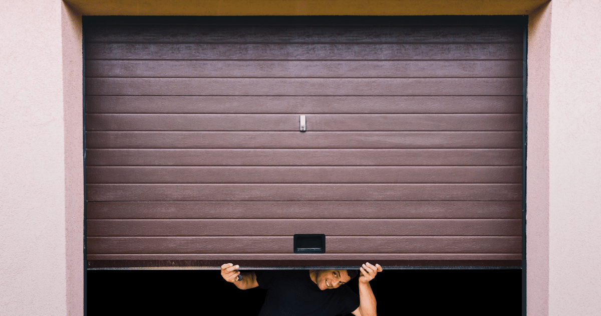 How do you fix a garage door that won’t close all the way?
